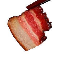 湖南湘西农家烟熏五花肉