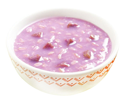紫薯燕麦粥