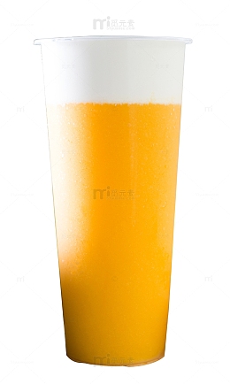 芒果芝士奶茶实物