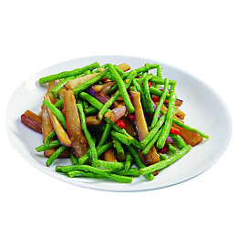 产品实物传统美食茄子豆角
