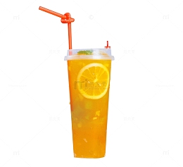 柠檬柚子菠萝水果茶