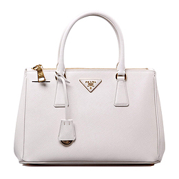 PRADA女款包包白色手提