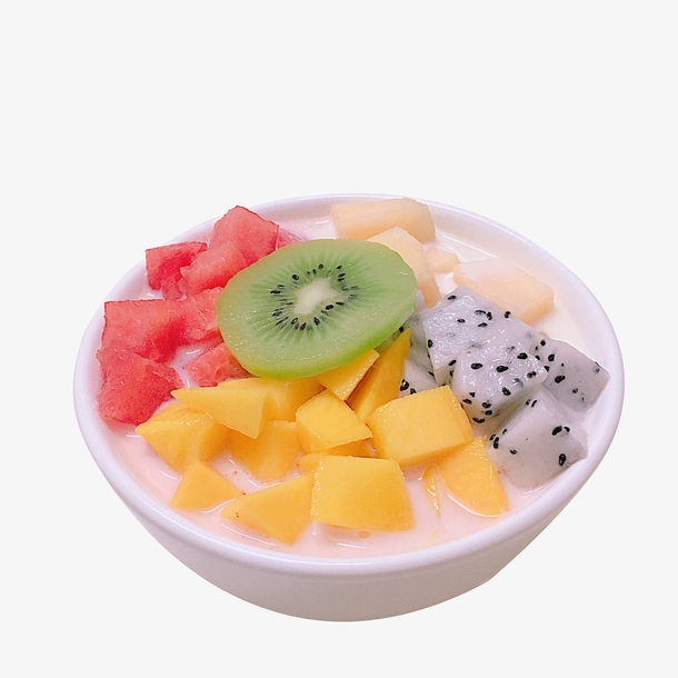 实物美味美食水果捞素材免费下载_觅元素