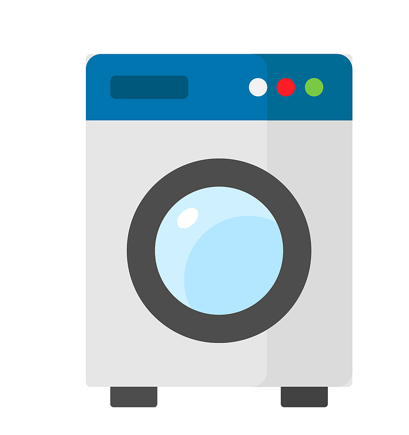 洗衣机清洁护理图标