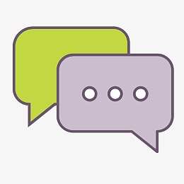 在线咨询彩色图标