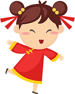 新年大吉猪年送福福娃女孩