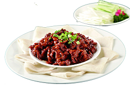 京酱肉丝卷饼