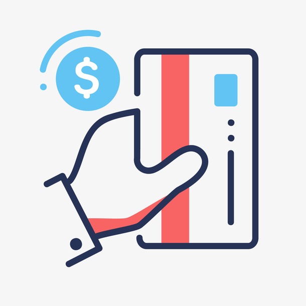 刷卡手势背景装饰免抠素材免费下载_觅元素51yuansu.com