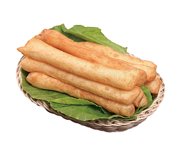 炸油条早餐摄影作品png