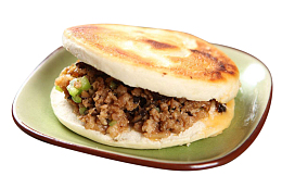 农家肉夹馍高清摄影免抠png