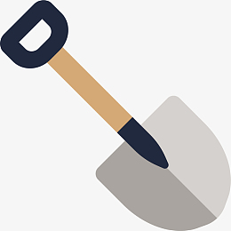 aipng卡通小铲子矢量图下载pngaipng手绘刀叉铲子矢量素材png微信扫