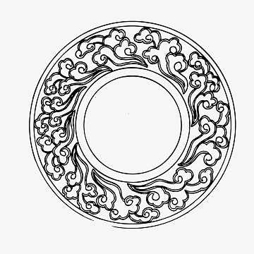 祥云纹路素材_祥云纹路图片元素-觅元素