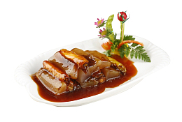 美食摄影葱烧海参