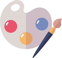 开学季画板矢量图