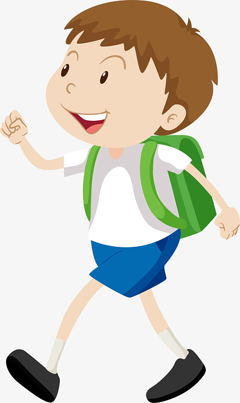 中小学生开学日小学生