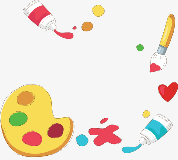 开学季美术课工具