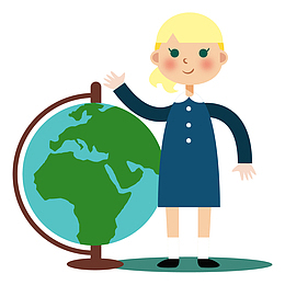 卡通地理课课代表