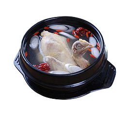 养生营养美食乌鸡汤