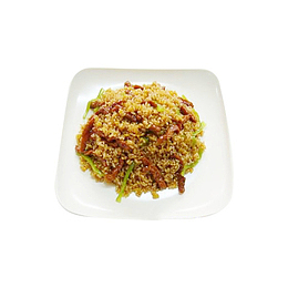 好吃的肉丝炒饭图片