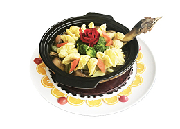 干锅煎蛋饺