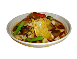 一盘水煮千页豆腐