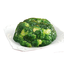 产品实物素菜清炒西兰花
