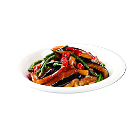 产品实物传统美食茄子豆角