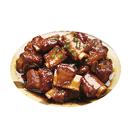 产品实物特色美味烧排骨