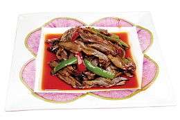 小炒腊狗肉