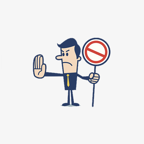 手绘男子手势设计,手势设计,卡通手势设计,手绘手势设计,禁止手势