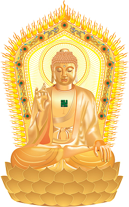 矢量金佛