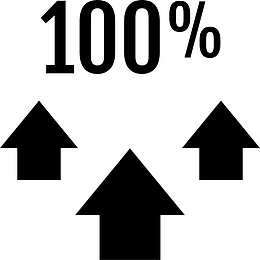 箭头箭数据图形信息百分之一百信
