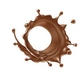 矢量飞溅巧克力下载