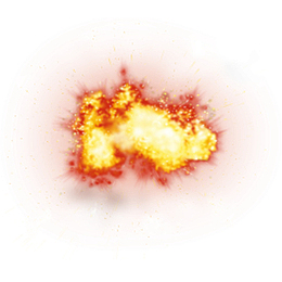 装饰图案黄色火焰特效透明素材合