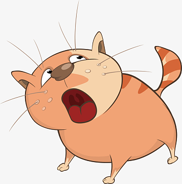 矢量图张嘴的猫咪(1491x1507)aipng手绘水彩加菲猫(1555x1600)png卡通