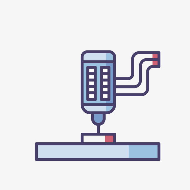 卡通电器电路设施矢量图标免抠图