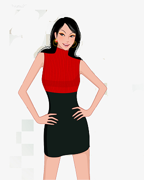 成熟卡通人物素材_成熟卡通人物图片元素-觅元素