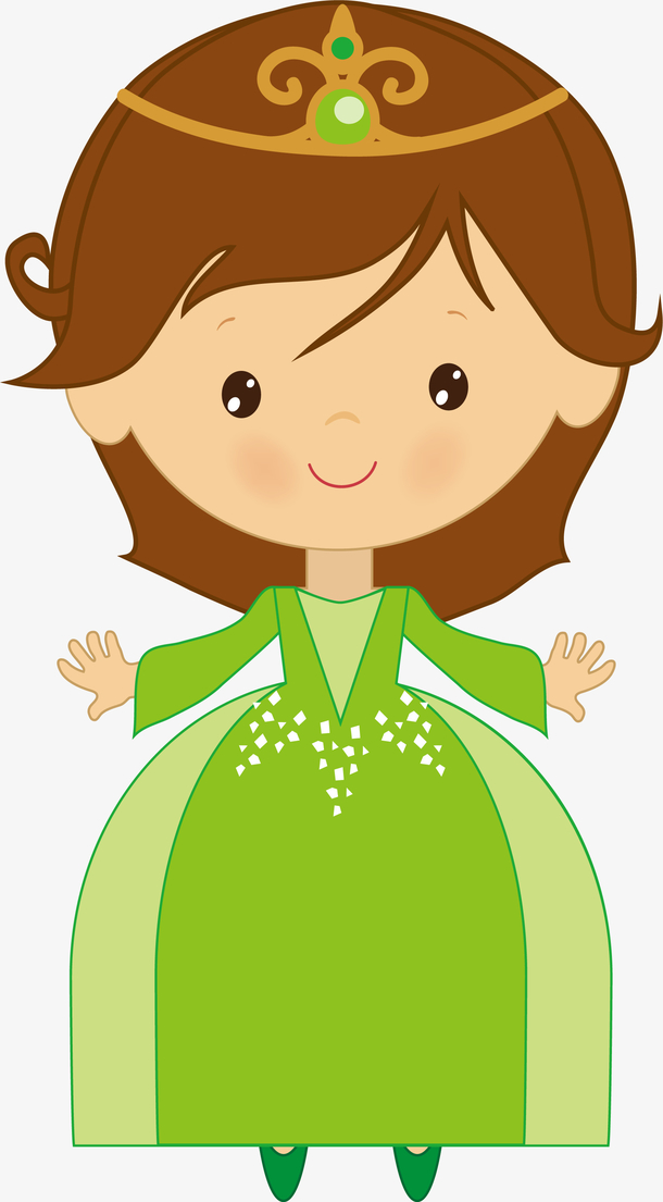 儿童节公主小女孩卡通