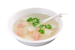 一碗鲜肉冬瓜香菜汤