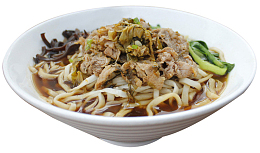 传统美食小吃酸菜牛肉面