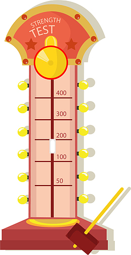儿童节游乐场跳楼机