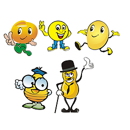 五谷杂粮卡通形象