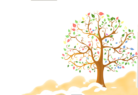 手绘  梦想树
