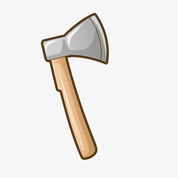 卡通手绘斧头设计