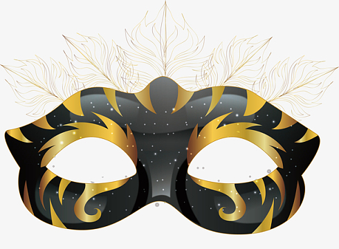 舞会面具矢量素材_舞会面具矢量图片元素-觅元素