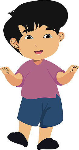 打拍子的小男孩文艺表演人物矢量