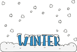 冬天winter矢量初雪素材