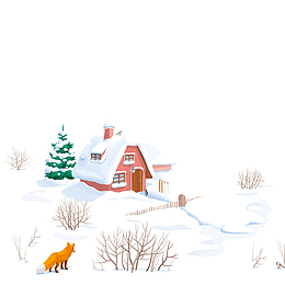 冬天雪景