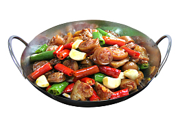 麻辣干锅猪尾巴美食