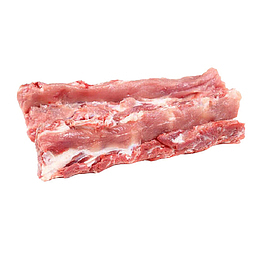 一大块新鲜猪脊骨肉